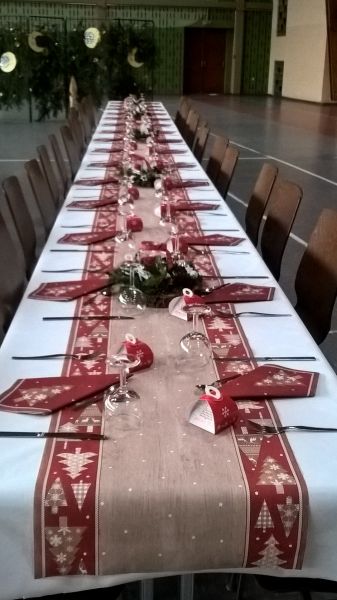 les tables décorées