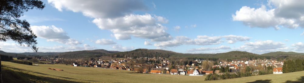 vue panoramique sur le village